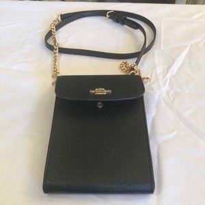 Authentic black coach crossbody